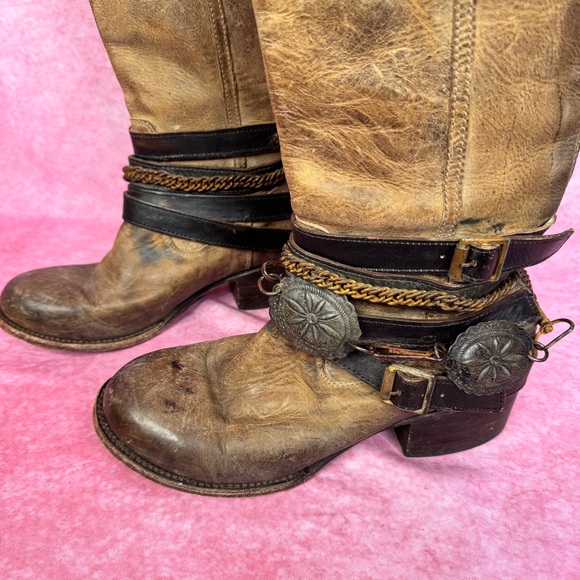 Brown Leather Knee-High Boots READ DESCRIPTION, IMPORTANT - Picture 5 of 17